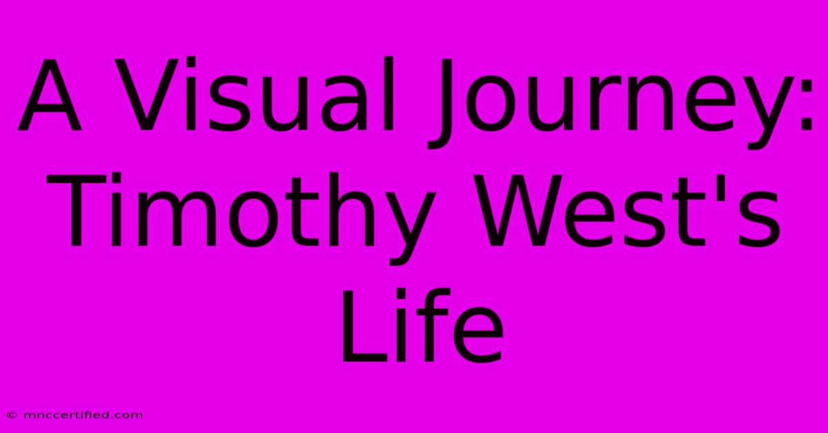 A Visual Journey: Timothy West's Life