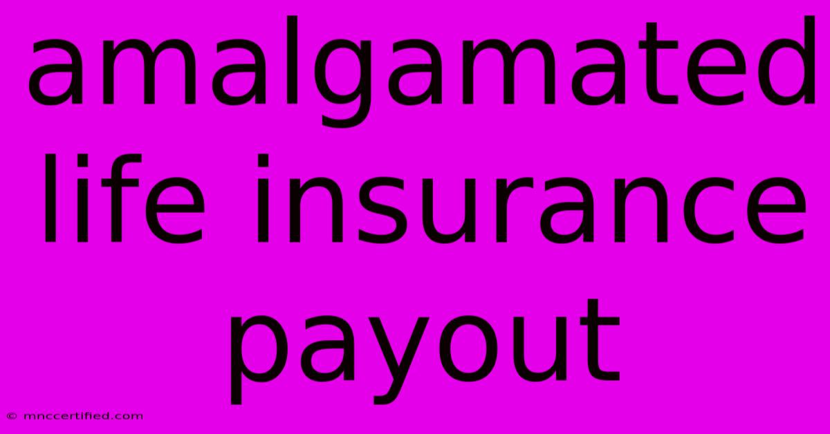 Amalgamated Life Insurance Payout