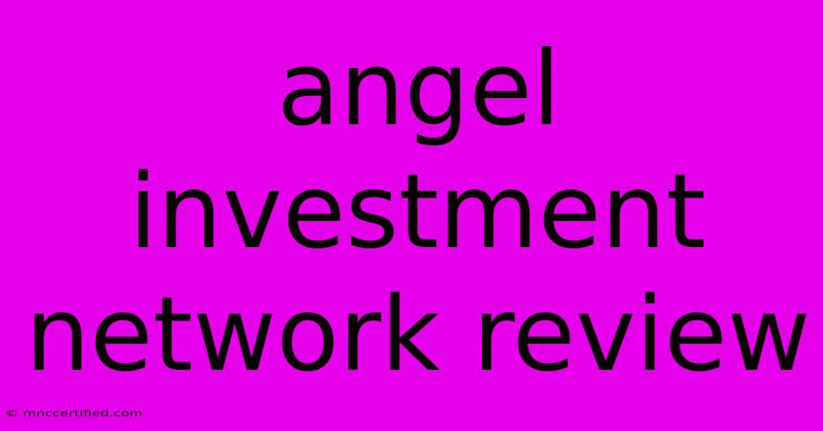 Angel Investment Network Review