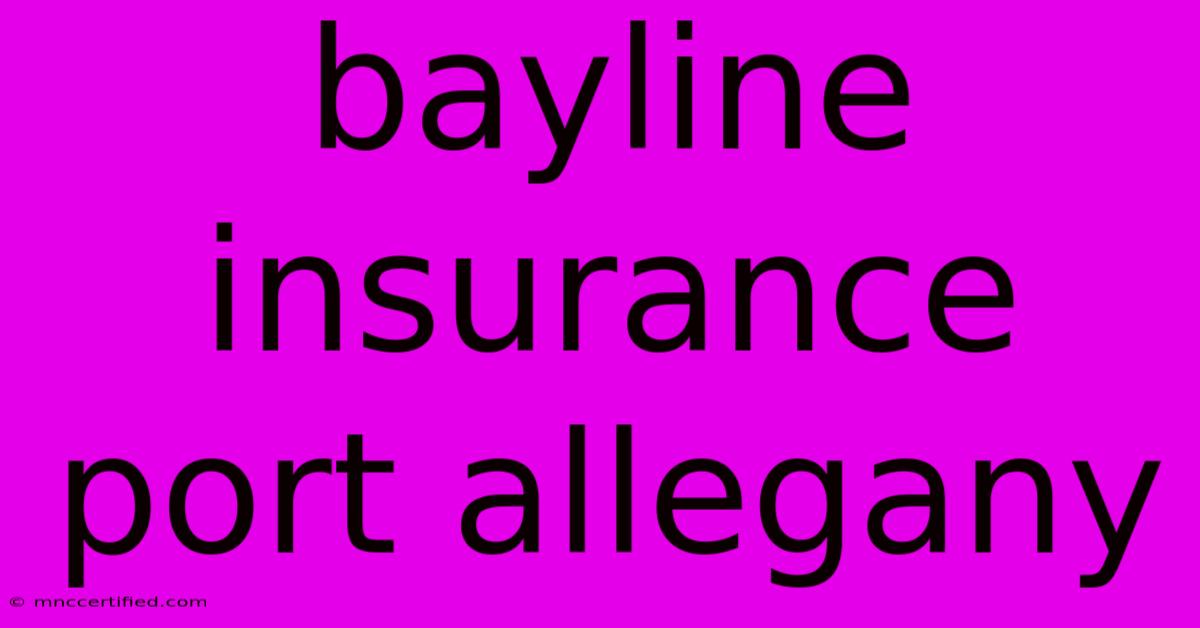 Bayline Insurance Port Allegany