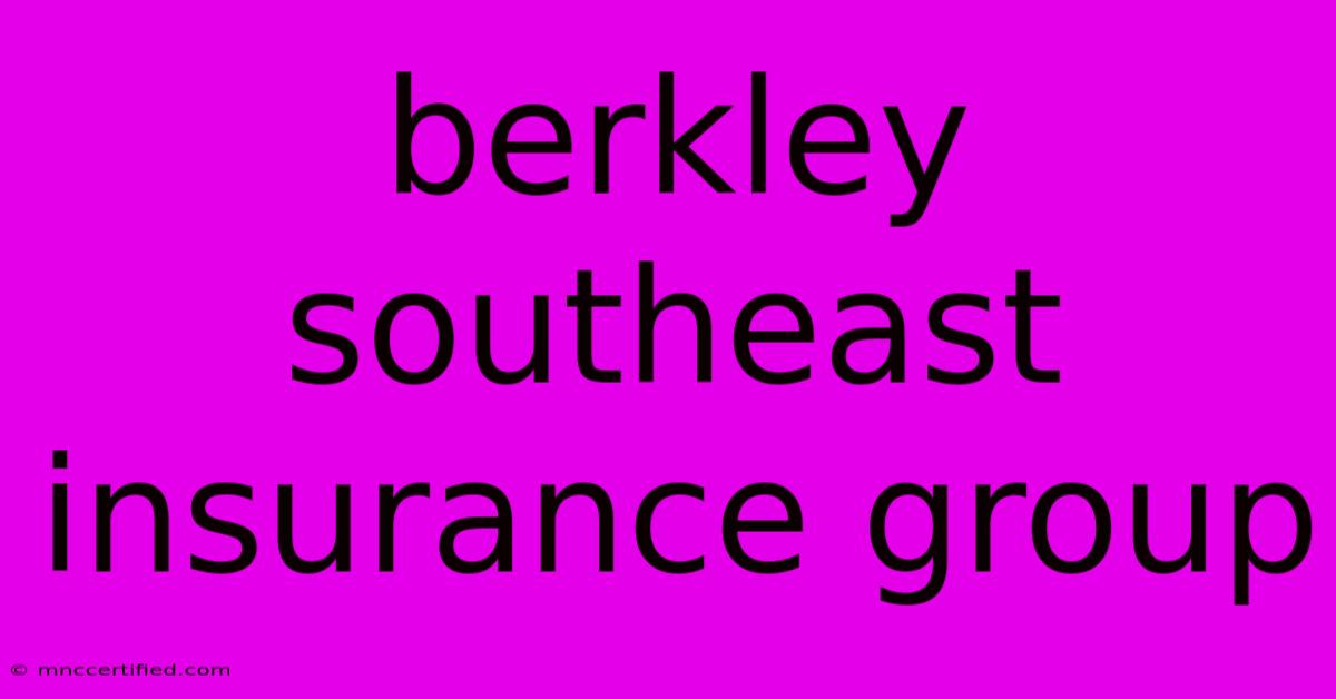 Berkley Southeast Insurance Group