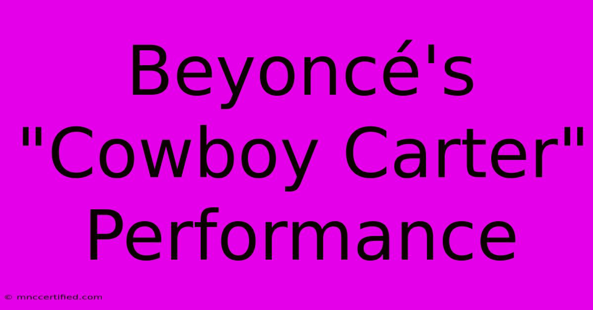 Beyoncé's 