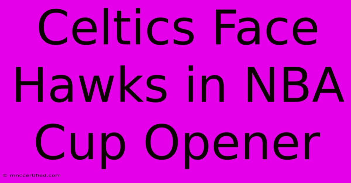 Celtics Face Hawks In NBA Cup Opener