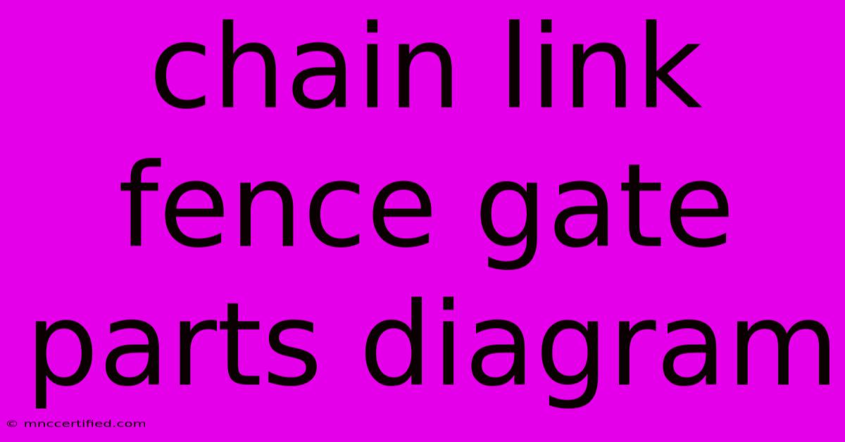 Chain Link Fence Gate Parts Diagram