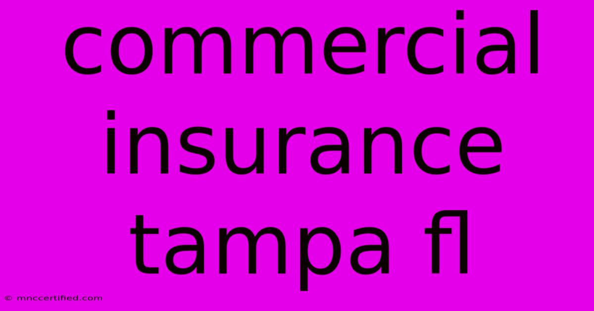 Commercial Insurance Tampa Fl