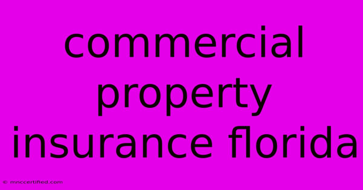 Commercial Property Insurance Florida