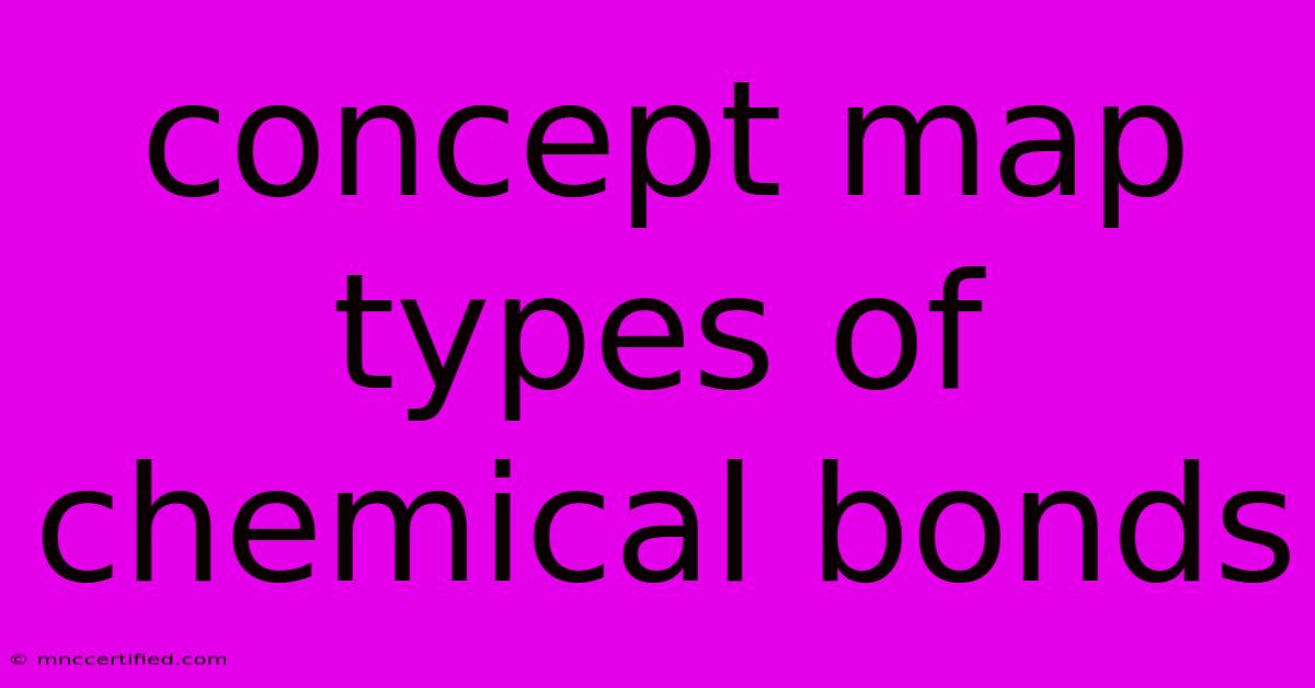 Concept Map Types Of Chemical Bonds