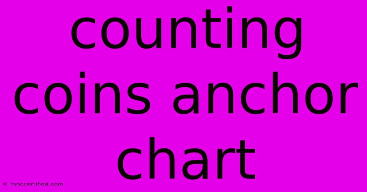 Counting Coins Anchor Chart