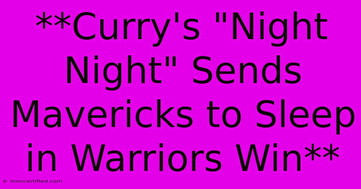 **Curry's 