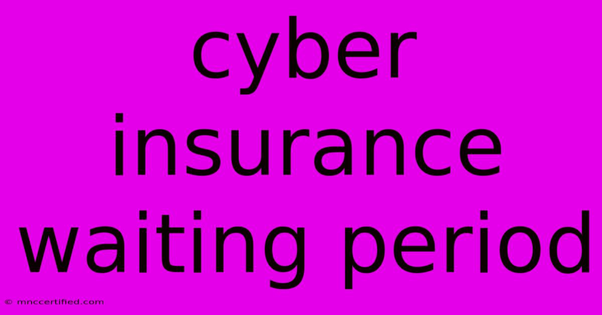 Cyber Insurance Waiting Period