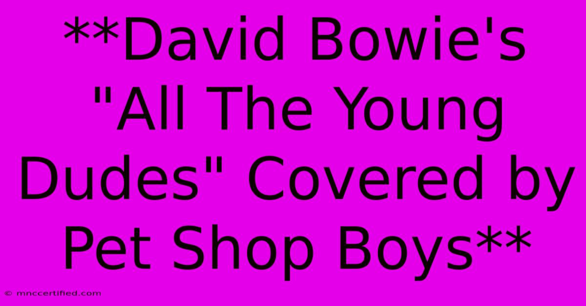 **David Bowie's 