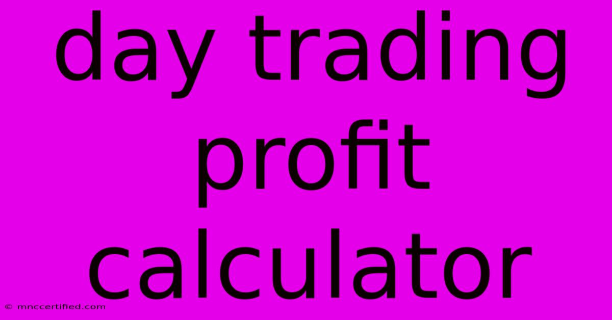 Day Trading Profit Calculator