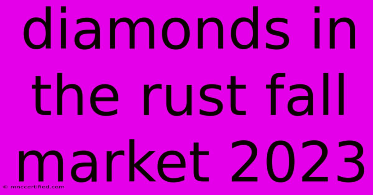 Diamonds In The Rust Fall Market 2023