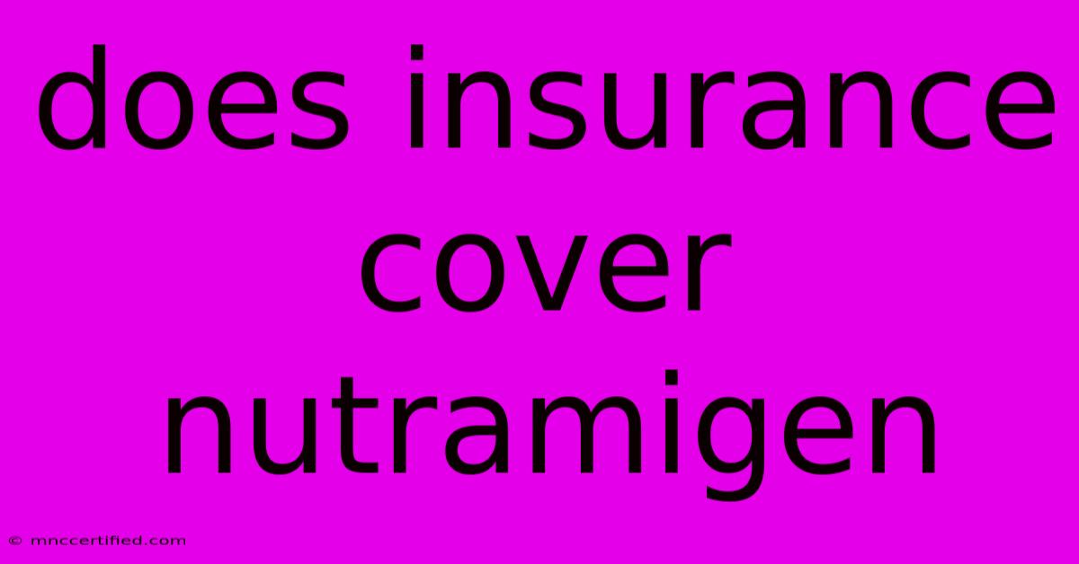 Does Insurance Cover Nutramigen