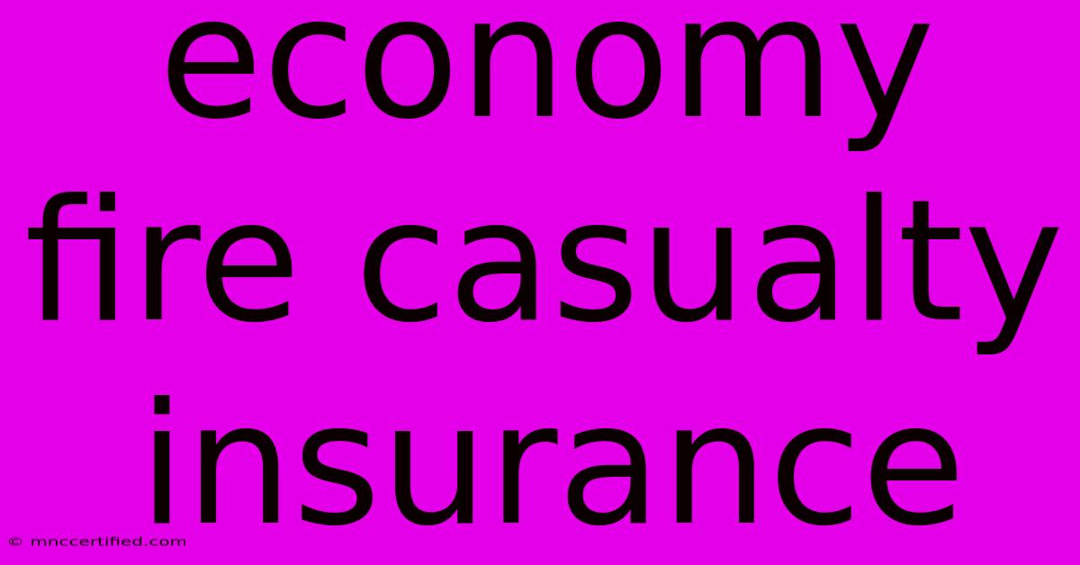 Economy Fire Casualty Insurance