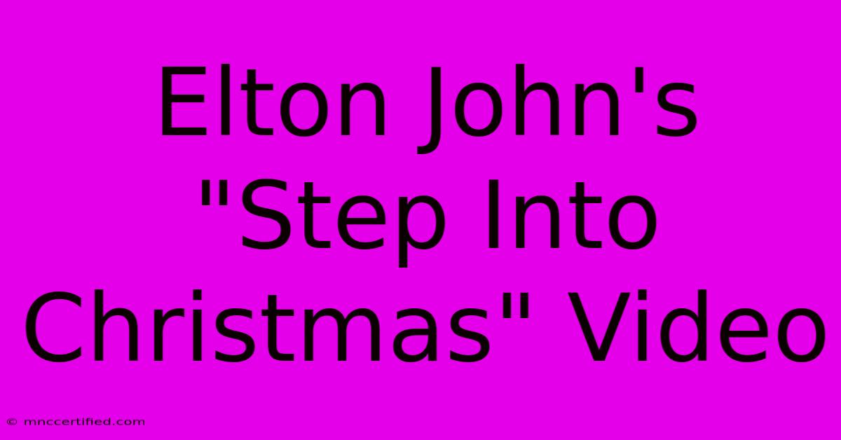 Elton John's 