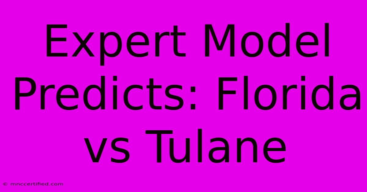 Expert Model Predicts: Florida Vs Tulane