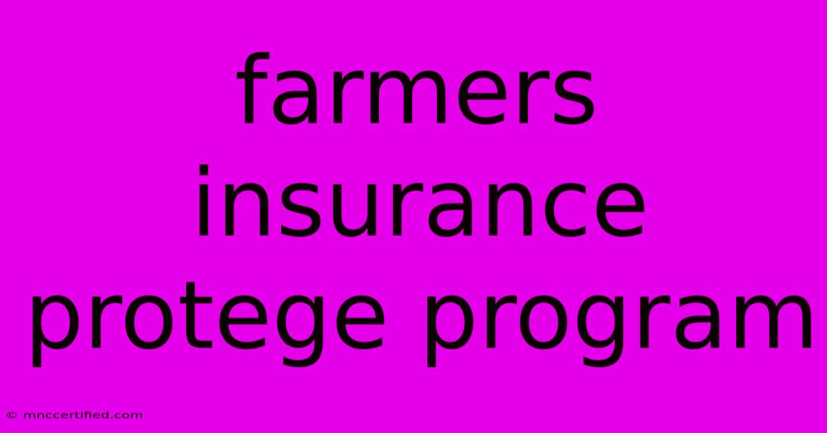 Farmers Insurance Protege Program