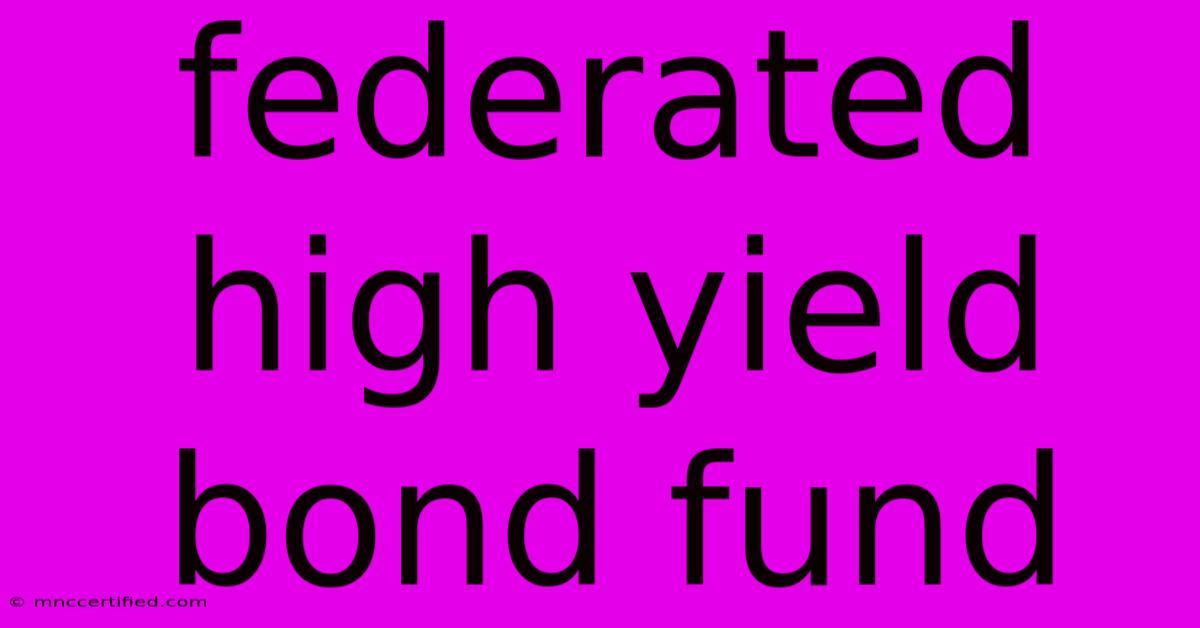 Federated High Yield Bond Fund