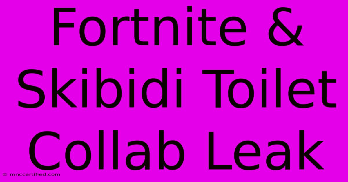 Fortnite & Skibidi Toilet Collab Leak