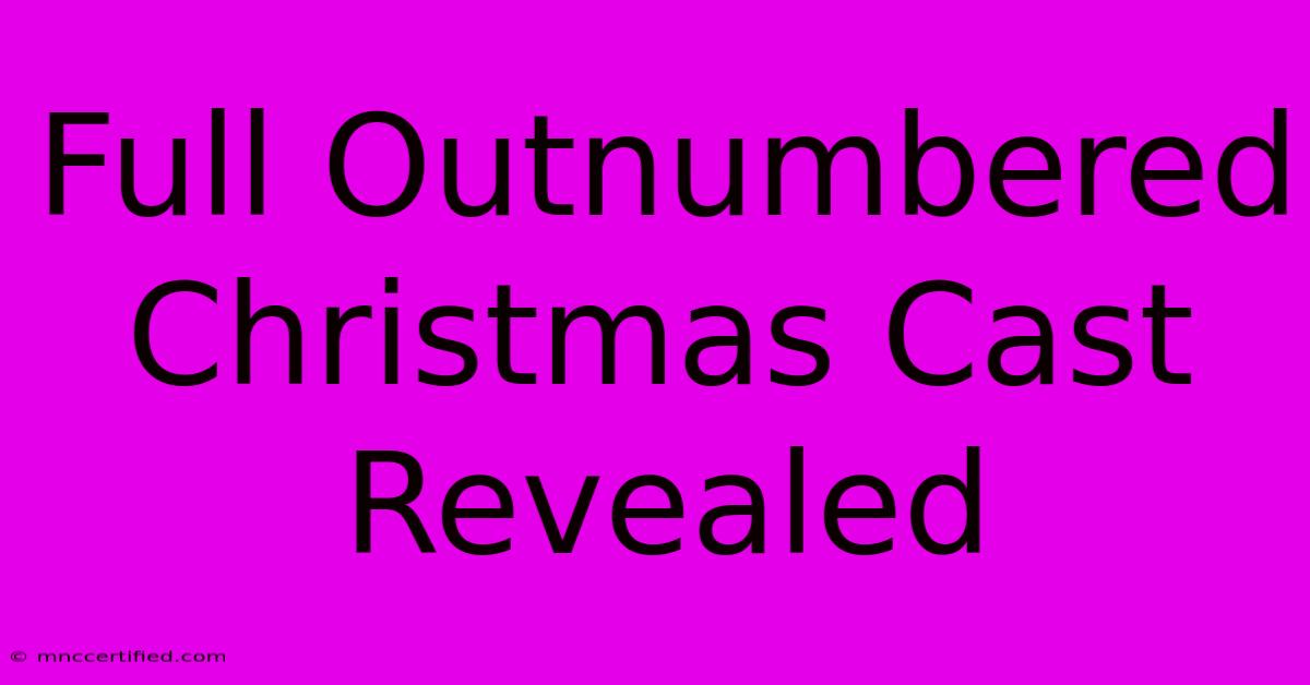 Full Outnumbered Christmas Cast Revealed