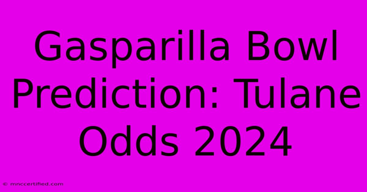 Gasparilla Bowl Prediction: Tulane Odds 2024