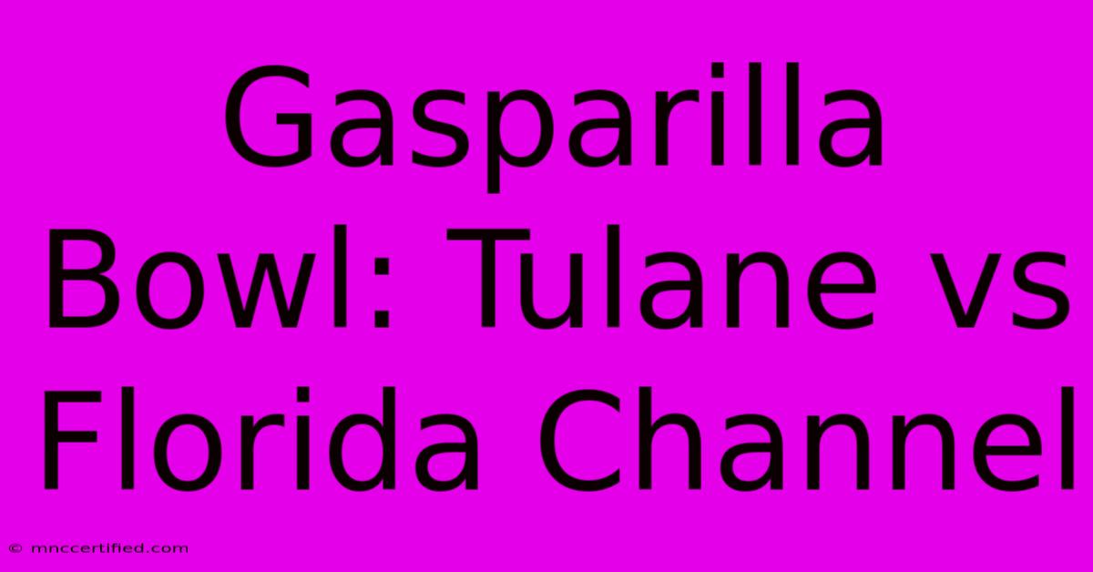 Gasparilla Bowl: Tulane Vs Florida Channel