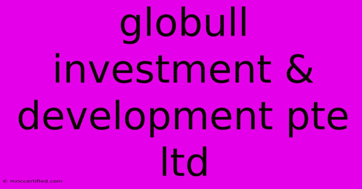 Globull Investment & Development Pte Ltd