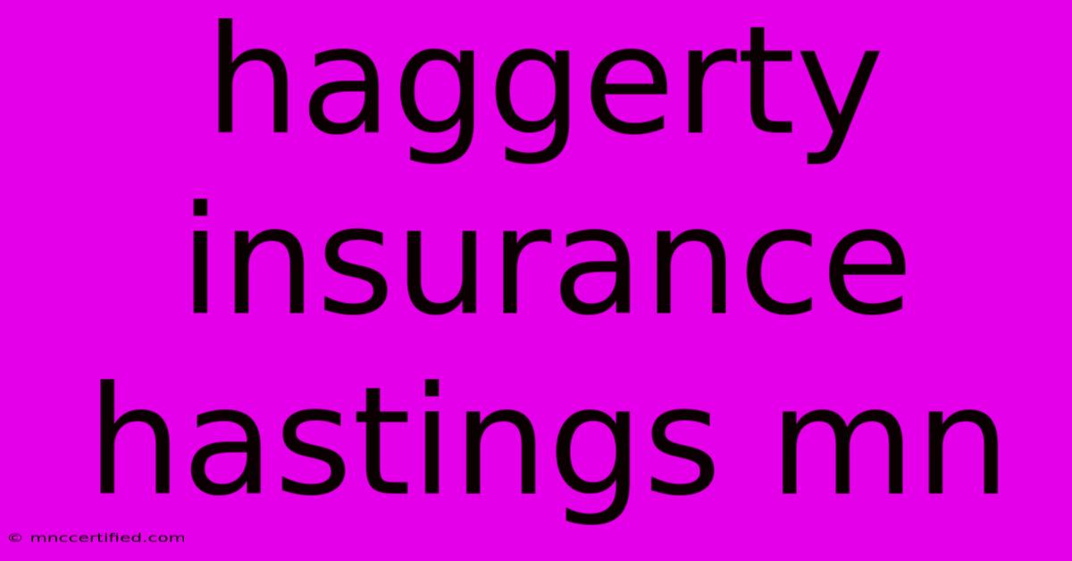 Haggerty Insurance Hastings Mn