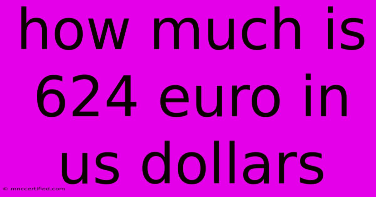 How Much Is 624 Euro In Us Dollars