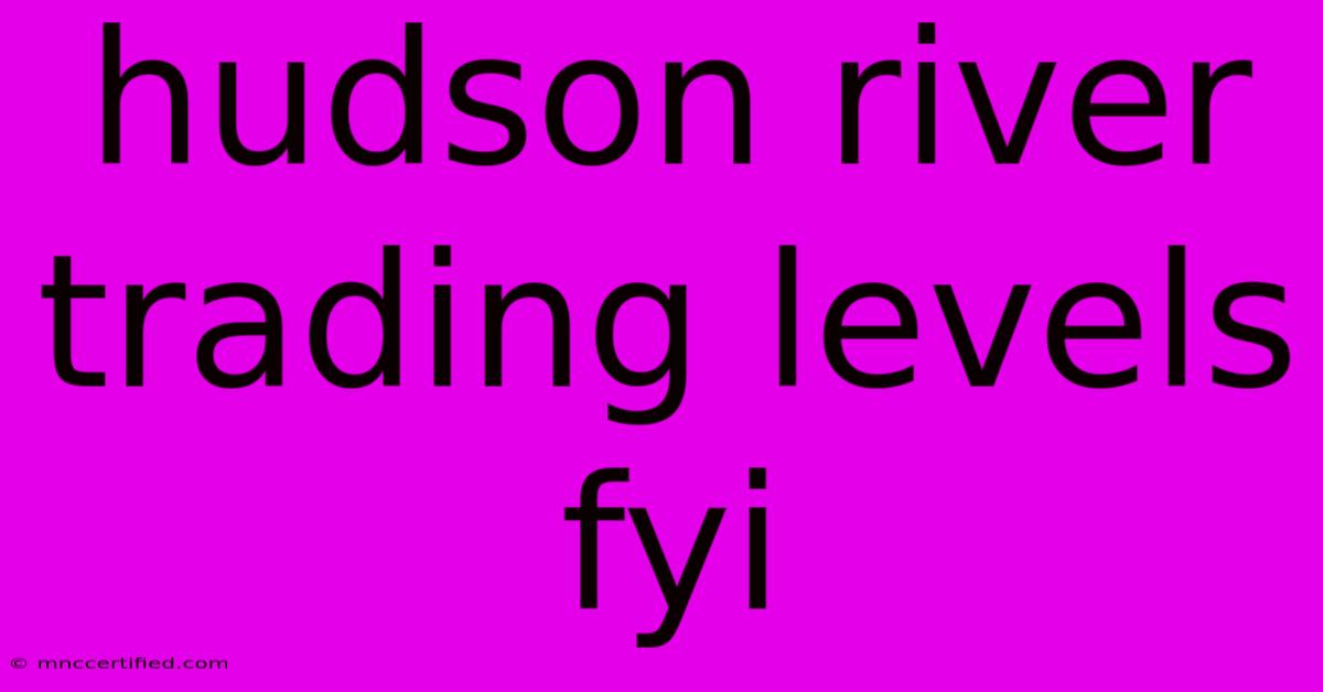 Hudson River Trading Levels Fyi