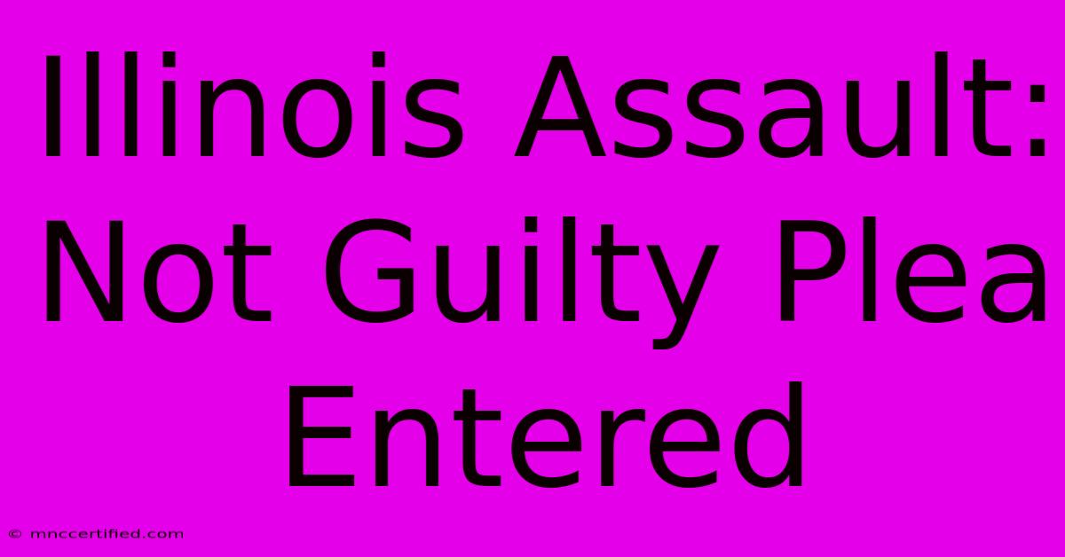 Illinois Assault: Not Guilty Plea Entered