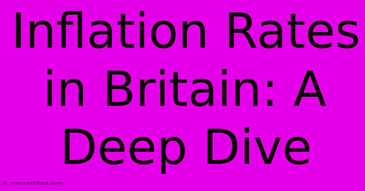 Inflation Rates In Britain: A Deep Dive