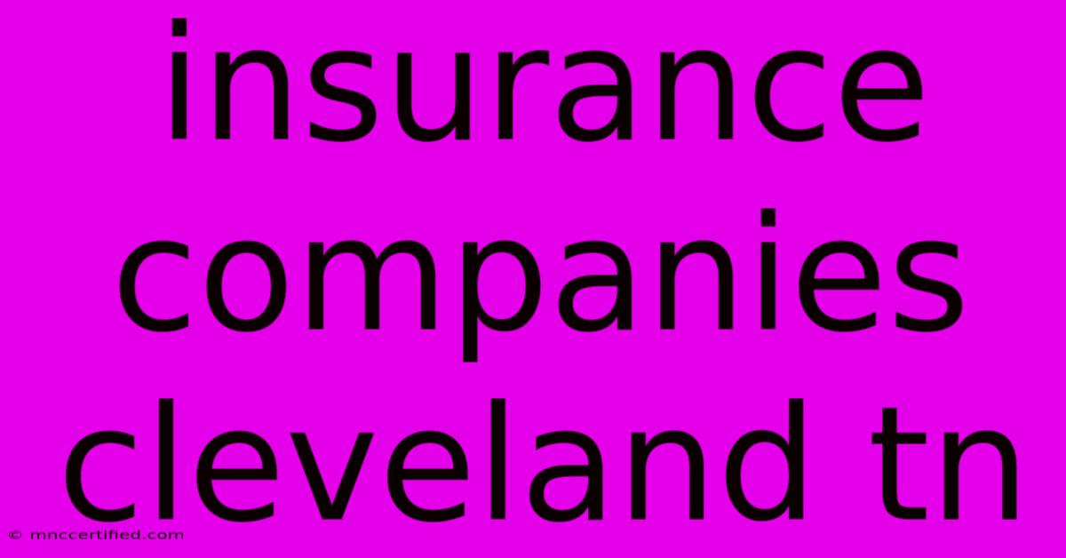 Insurance Companies Cleveland Tn