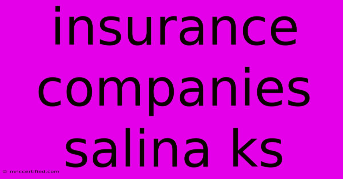 Insurance Companies Salina Ks