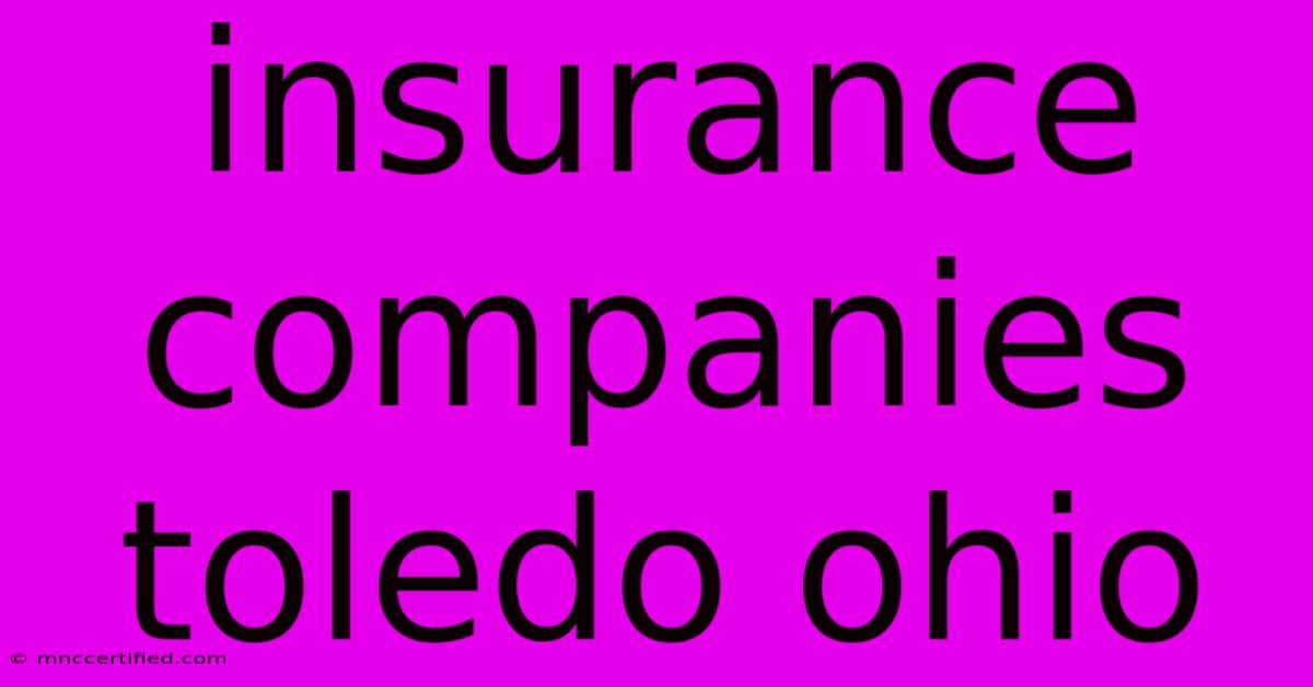 Insurance Companies Toledo Ohio