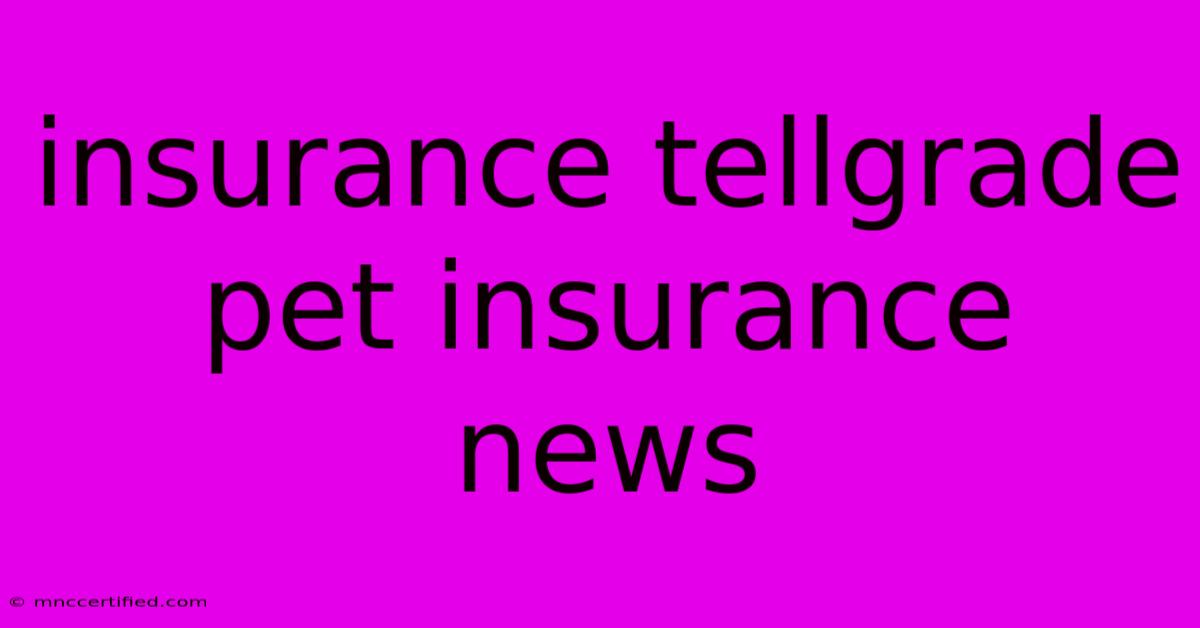 Insurance Tellgrade Pet Insurance News