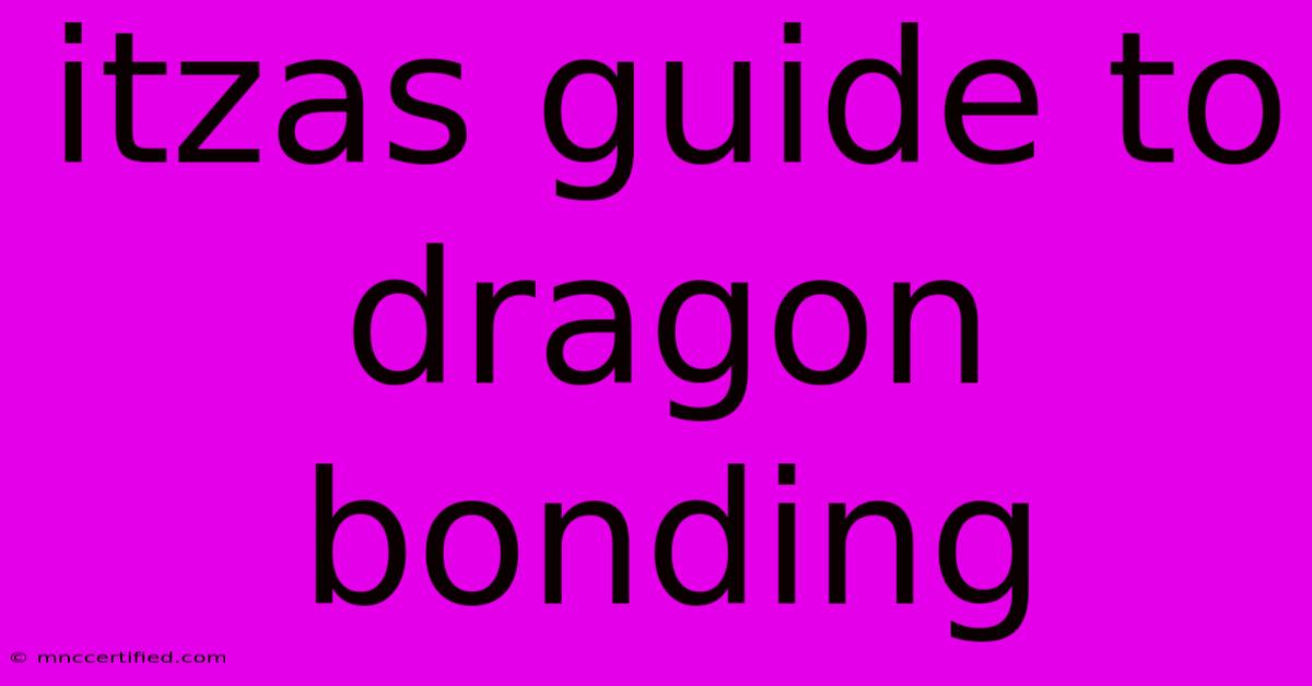 Itza's Guide To Dragon Bonding