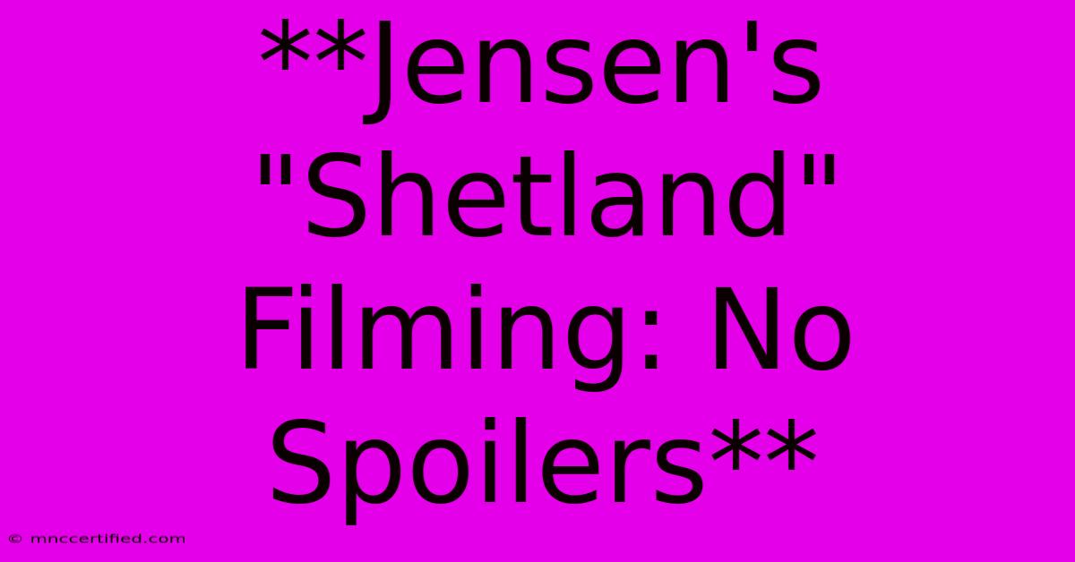 **Jensen's 