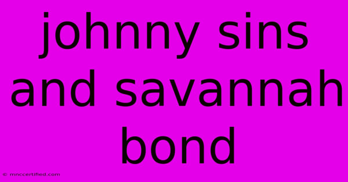 Johnny Sins And Savannah Bond