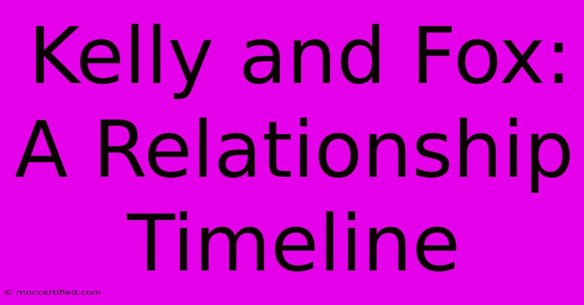 Kelly And Fox: A Relationship Timeline