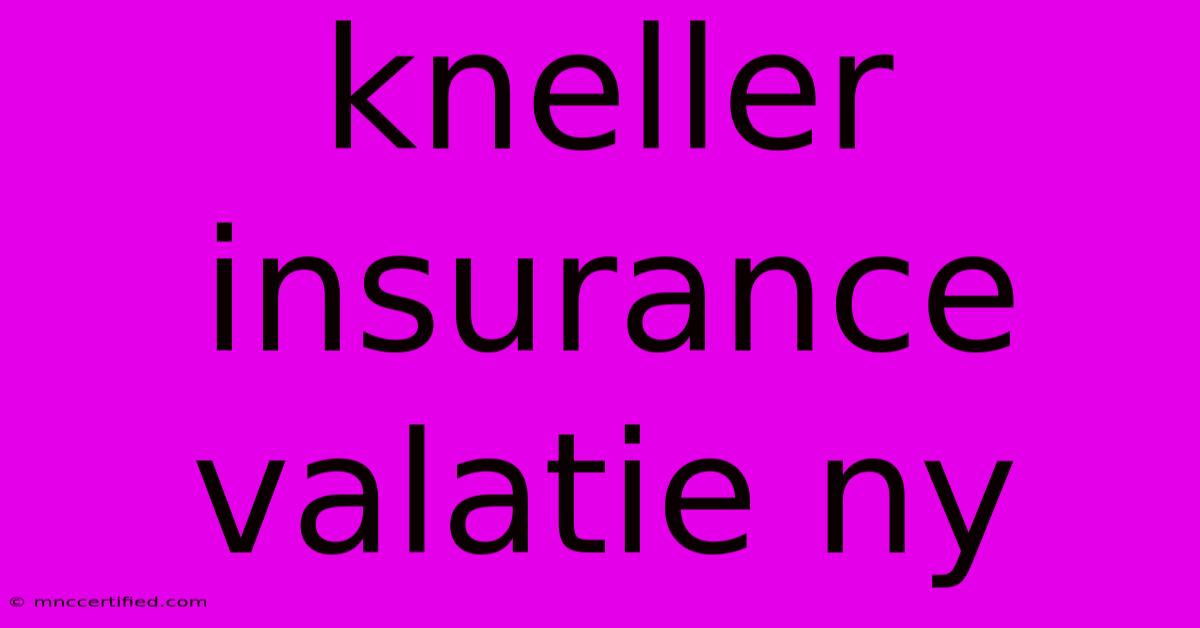 Kneller Insurance Valatie Ny