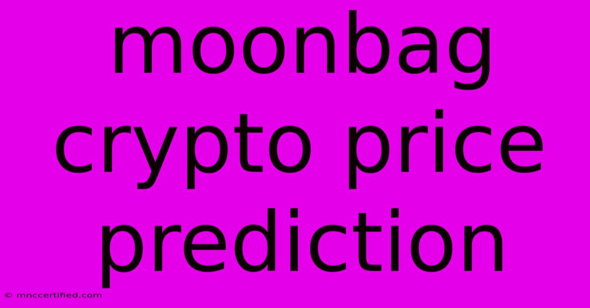 Moonbag Crypto Price Prediction