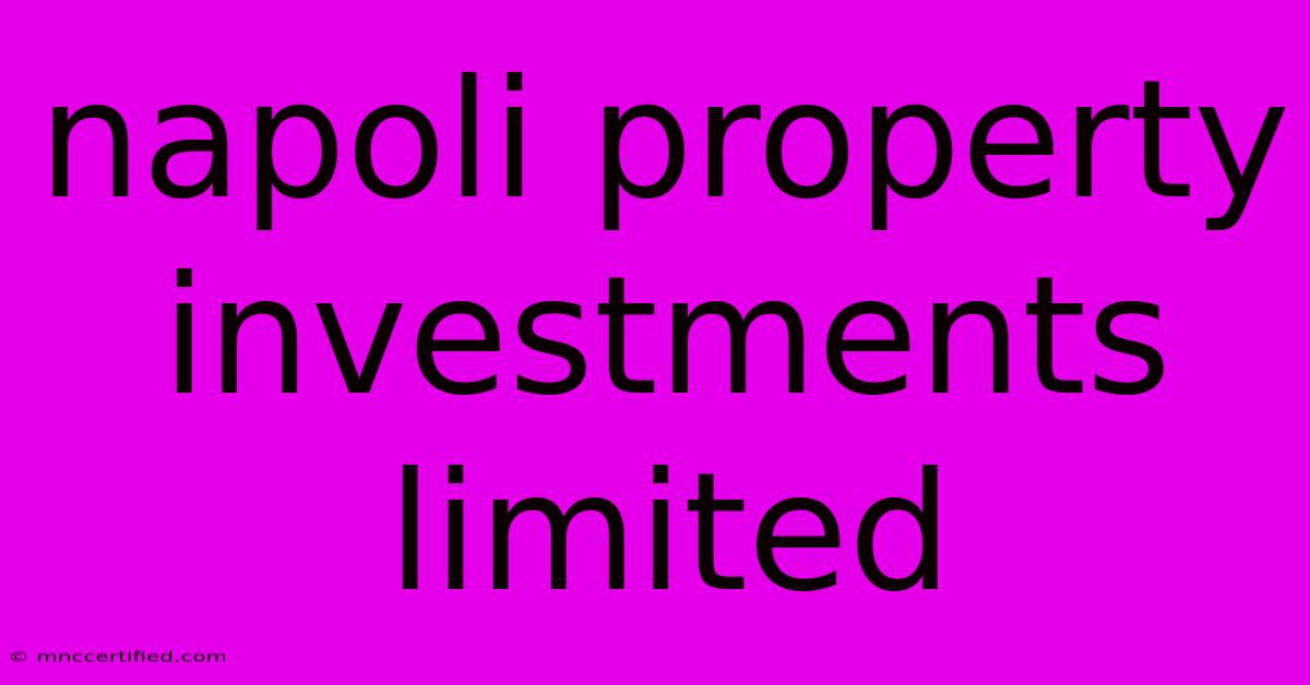 Napoli Property Investments Limited