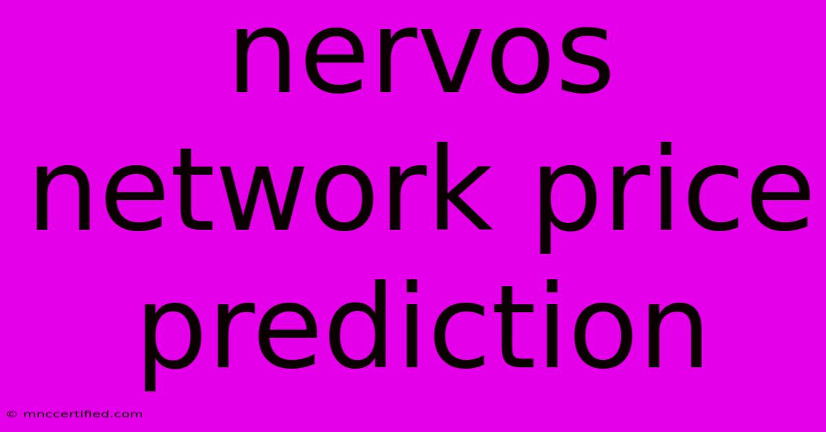 Nervos Network Price Prediction