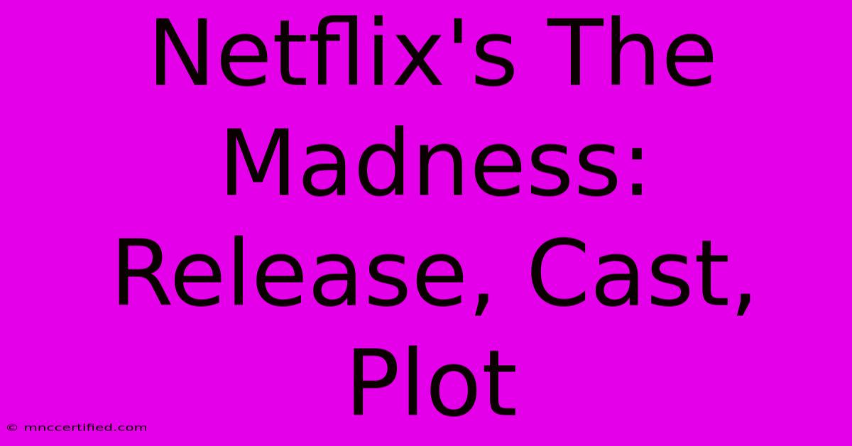 Netflix's The Madness: Release, Cast, Plot