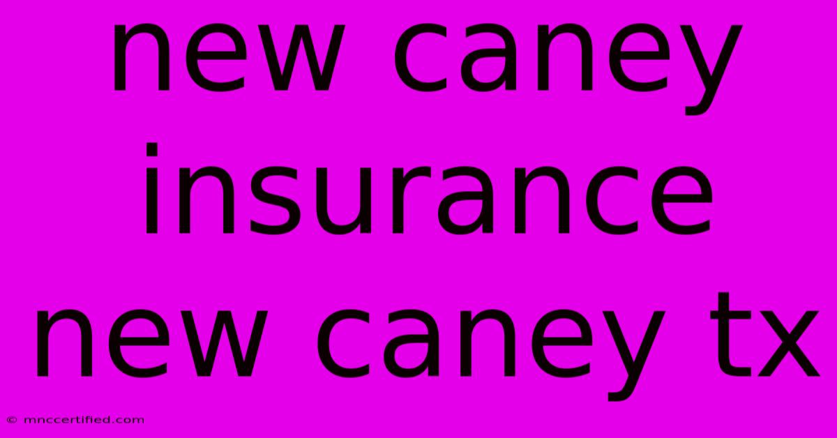 New Caney Insurance New Caney Tx