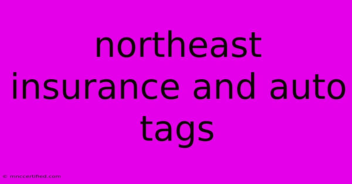 Northeast Insurance And Auto Tags