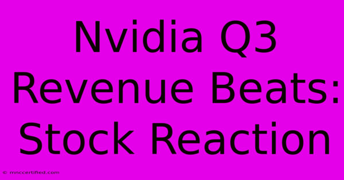 Nvidia Q3 Revenue Beats: Stock Reaction