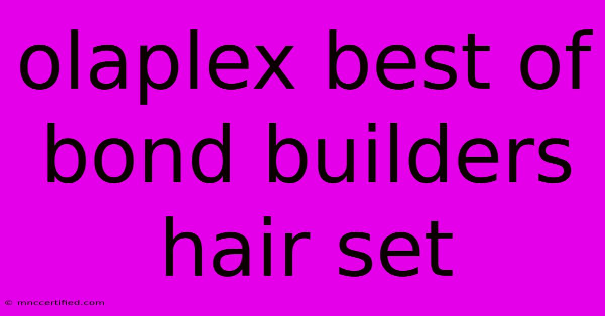 Olaplex Best Of Bond Builders Hair Set